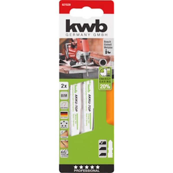 List za ubodnu testeru 80x57 | SB BiMetal fini/za drvo/metal(nonFe)/plastiku Energy Saving set 2/1 Einhell by KWB - Slika 1